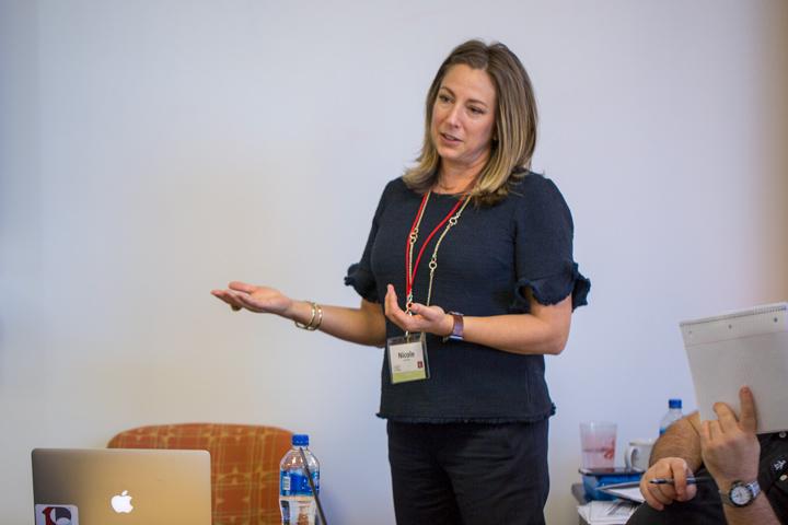 Nicole Elliott teaching